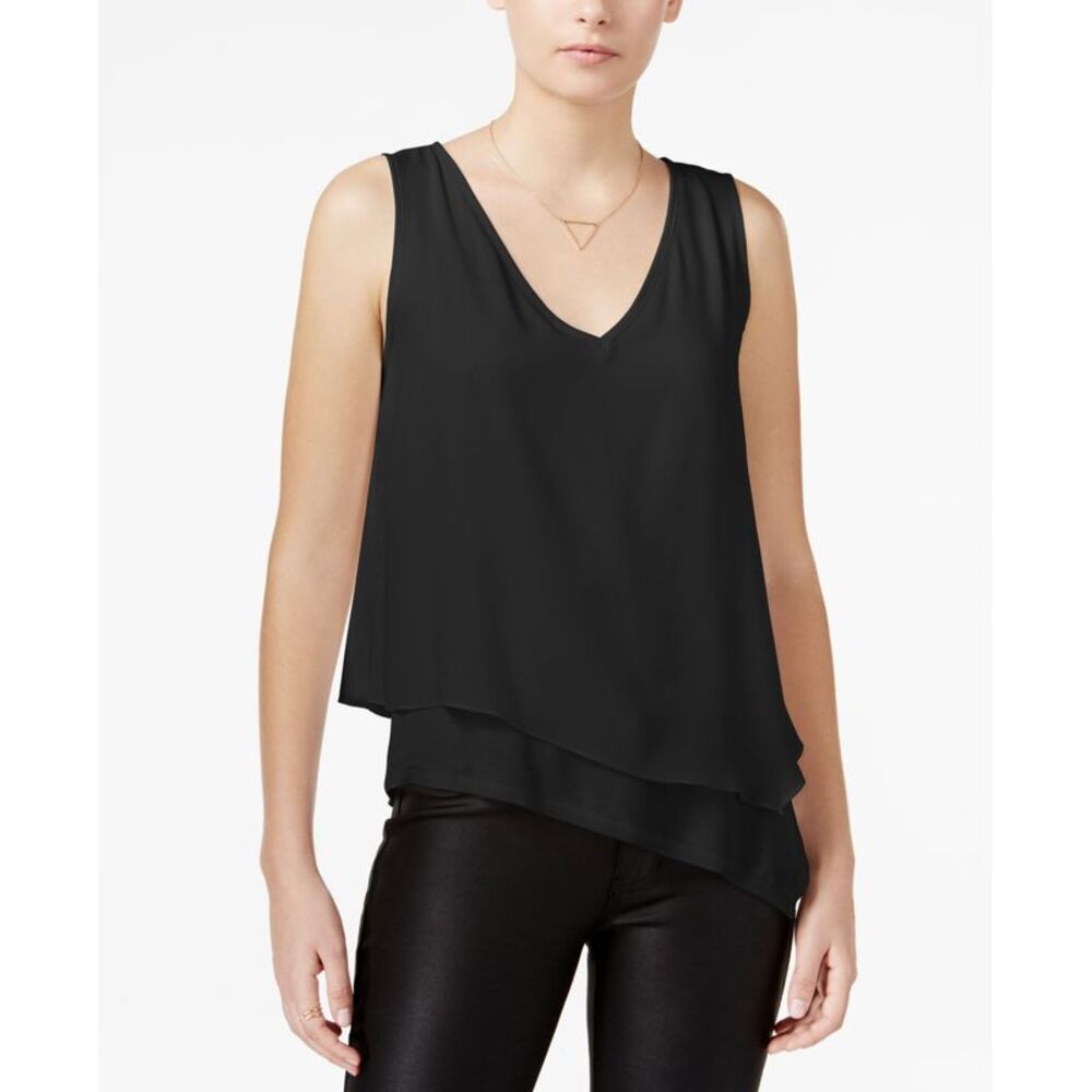 Bar III Asymmetrical Layered Look Top